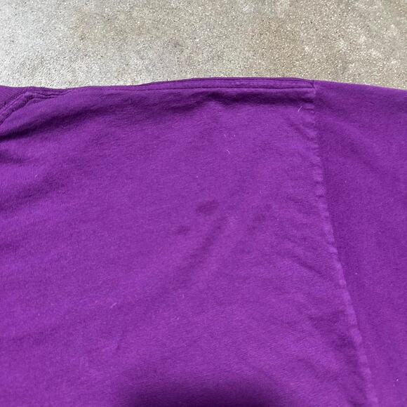 Vintage Y2K Arizona Graphic Tee Mens XL Purple 2000s Aztec Print Skater Shirt - Picture 5 of 5